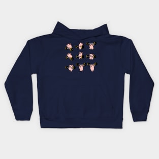 Olympic Lifting Pig Kids Hoodie